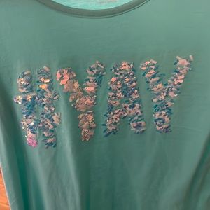 Holographic sequins t-shirt